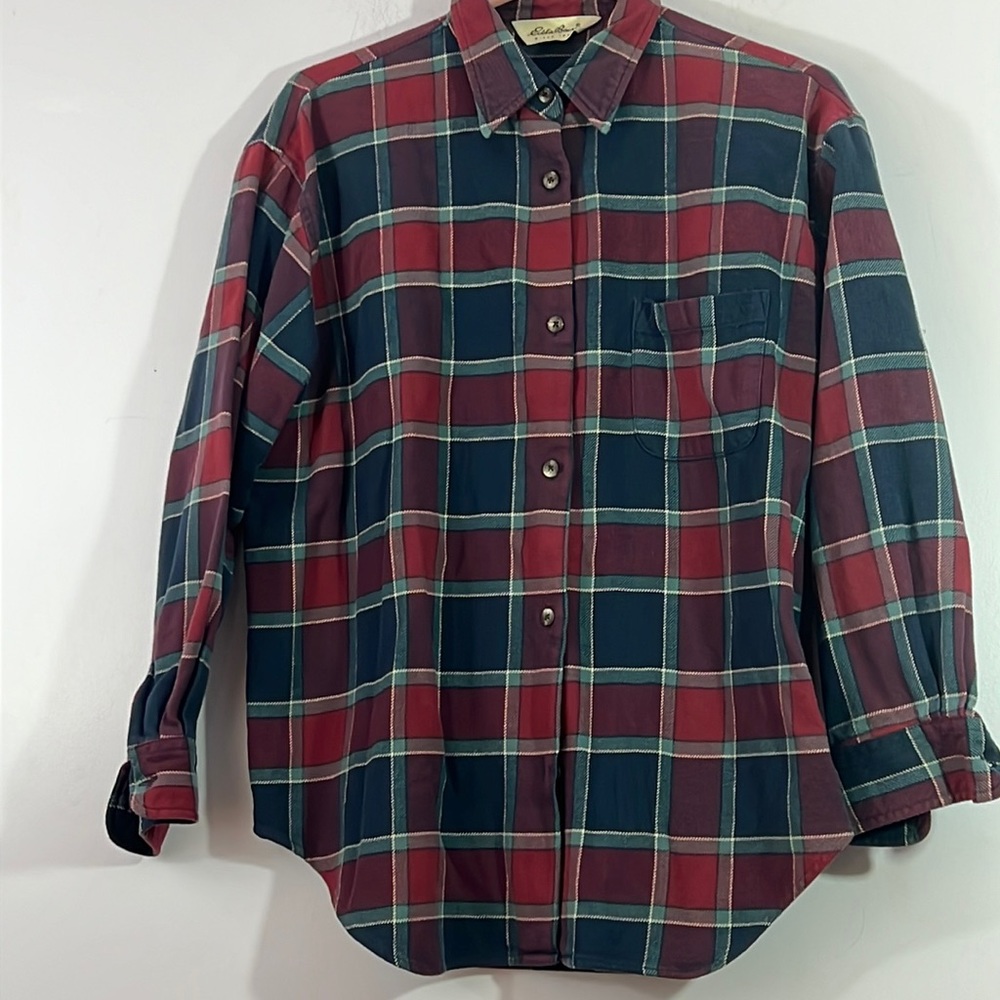 Eddie Bauer cotton flannel shirt, medium